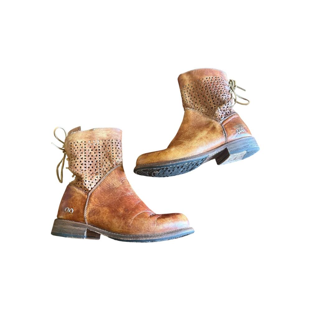 Bed Stu Cobbler Cheshire Boots 8 Mid-Calf Leather Zip Artisa boots - Picture 4 of 9